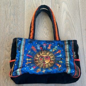 Laurel Burch Ltd. edition “Around the Sun” canvas tote bag